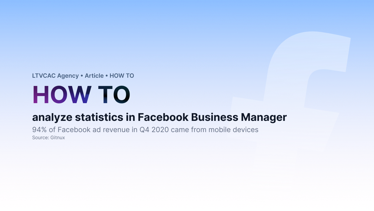 How To Analyze Statistics in Facebook Business Manager