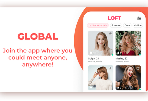 LOFT (aka Denim): international dating app