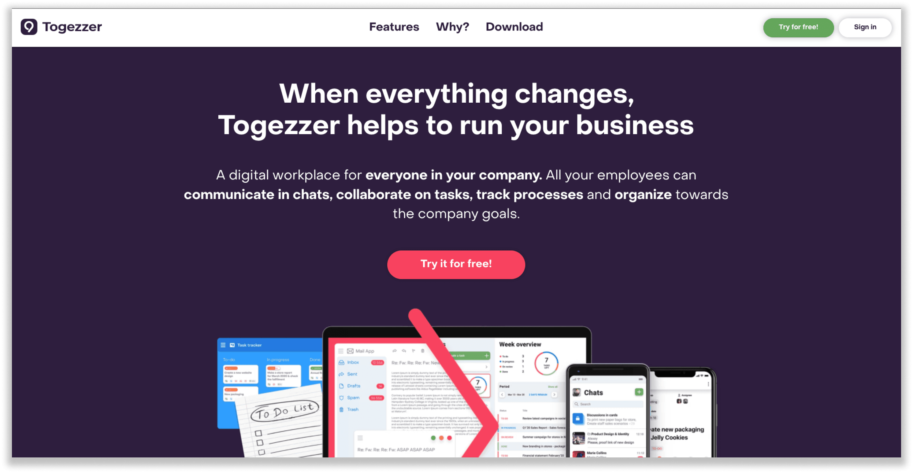Togezzer: digital workplace for companies